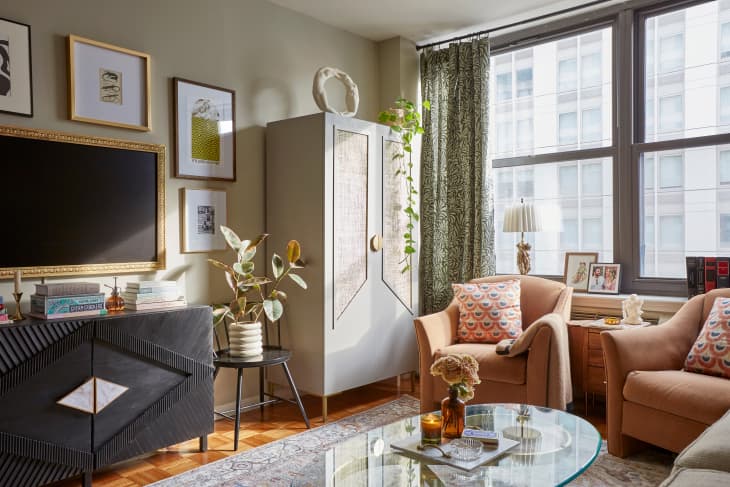 Small sofa table shop lamps